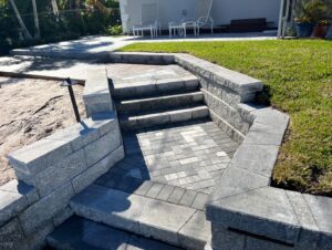 Custom Steps Pavers & Modular Wall Materials 2