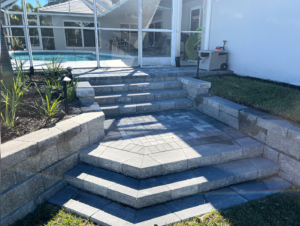 Custom Steps Pavers & Modular Wall Materials