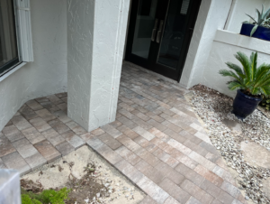 Front Entry Moduline Pavers in Napoli